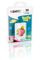 Emtec Turtle Lady USB flash meghajtó 16 GB USB A típus 2.0 Zöld, Rózsaszín