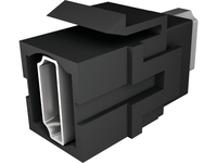 Bachmann 918.041 prise de courant HDMI Noir