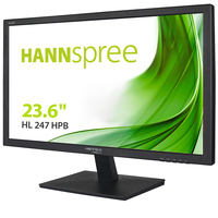 Hannspree Hanns.G HL 247 HPB LED display 59,9 cm (23.6") 1920 x 1080 px Full HD LCD Czarny