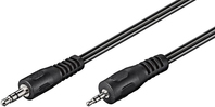 Microconnect AUD3525LL2 audio kábel 2 M 3.5mm 2.5mm Fekete