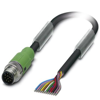 Phoenix Contact 1430556 sensor/actuator cable 5 m M12 Black
