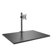 Lindy Single Display Short Bracket with Pole and Desk Clamp