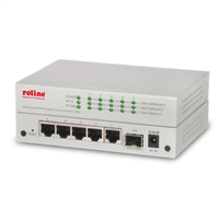 ROLINE 21.14.3523 netwerk-switch Managed Gigabit Ethernet (10/100/1000) Grijs