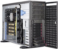 Supermicro SuperWorkstation 5049A-TR Intel® C621 LGA 3647 (Socket P) Rack (4U) Schwarz