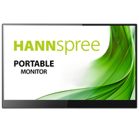 Hannspree HL161CGB számítógép monitor 39,6 cm (15.6") 1920 x 1080 pixelek Full HD LED Fekete, Ezüst