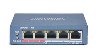 Hikvision Digital Technology DS-3E0105P-E(B) netwerk-switch Unmanaged L2 Fast Ethernet (10/100) Power over Ethernet (PoE) Grijs