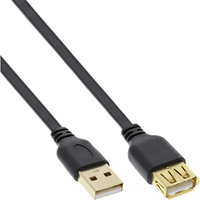 InLine 34620F USB-kabel 2 m USB 2.0 USB A Zwart