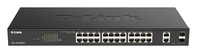 D-Link DGS-1100-26MPV2 Netzwerk-Switch Managed L2 Gigabit Ethernet (10/100/1000) Power over Ethernet (PoE) Schwarz