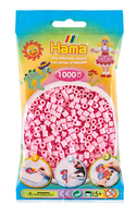 Hama Beads Midi beads in bag Buiskraaltje Roze 1000 stuk(s)