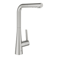 GROHE Zedra Waschbecken Edelstahl