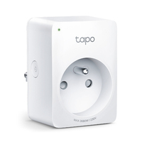 TP-Link Tapo Mini Smart Wi-Fi Socket Energy Monitor intelligens csatlakozó 3680 W Otthoni Fehér