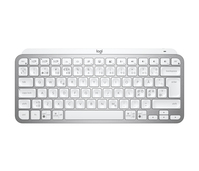 Logitech MX Keys Mini for Business teclado RF Wireless + Bluetooth QWERTY Nórdico Aluminio, Blanco