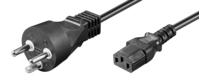 Microconnect PE1204100R power cable Black 10 m IEC 320 C13 coupler
