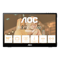 AOC T2 16T3EA Monitor PC 39,6 cm (15.6") 1920 x 1080 Pixel Full HD Nero