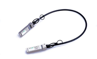 Lanview MO-SP-CABLE-FS-SFP1 fibre optic cable 1 m QSFP+ SFP+ Black, Silver