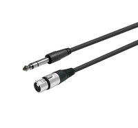 Vivolink PROAUDXLRFJACKS1 cable de audio 1 m XLR 6,35mm Negro