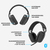 Logitech Zone Vibe 100 Headset Draadloos Hoofdband Oproepen/muziek Bluetooth Grafiet