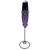 Adler AD 4499 milk frother/warmer Handheld electric Negro, Violeta