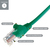 connektgear 1.5m RJ45 CAT5e UTP Stranded Flush Moulded Network Cable - 24AWG - Green