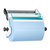 Tork 652100 distributeur de serviettes en papier Distributeur de papier-toilettes en rouleau Turquoise, Blanc