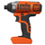 Black & Decker BDCIM18N-XJ power screwdriver/impact driver 3000 RPM Black, Orange
