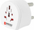Skross 1.500224-E power plug adapter Type M Universal White