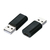VALUE 12.99.2995 tussenstuk voor kabels USB Type-A USB Type-C Zwart
