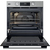 Whirlpool OMSK58HU1SX 71 L Fekete, Rozsdamentes acél
