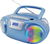 Soundmaster SCD5800BL Analog 3 W Kék, Ezüst