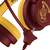 OTL Technologies Harry Potter Hogwarts Crest Auriculares Alámbrico Diadema Juego Borgoña, Amarillo