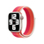 Apple MN5N3ZM/A inteligentne akcesorium osobiste Band Pomarańczowy, Czerwony, Biały Nylon