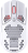 HyperX Ratón Pulsefire Haste - Ratón inalámbrico gaming (blanco)