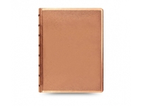 Notizbuch Filofax Notebook Saffiano Metallics A5 Rose Gold