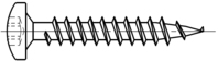 JD Plus Universalschrauben Pan-Head, I-Stern, Vollgewinde gleit... zn 6x40mm Box