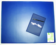 Podkładka na biurko Q-CONNECT, 63x50cm, niebieska