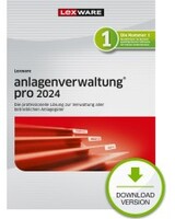 Lexware anlagenverwaltung pro 2024 1 Jahr 3 Benutzer Download Win, Deutsch