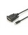 DIGITUS USB Type-C Adapter- / Konverterkabel auf DVI 2 m CE