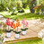 Relaxdays Pflanzenringe, 300 Stück, Kunststoff, Pflanzen Befestigung für Kletterpflanzen, Ø 2,5 cm, Tomatenringe, grün