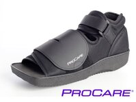 PROCARE Squared Toe Verband- Schuh schwarz Gr.XS