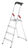 Hailo L60 StandardLine, Alu-Sicherheits-Stehleiter, 4 Stufen. Bild 1