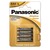Panasonic Alkaline Vermogen AAA / Micro LR03APB Batterij 4-Pack