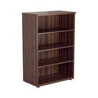 Jemini 1200 Wooden Bookcase 450mm Depth Dark Walnut KF810339