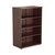 Jemini 1200 Wooden Bookcase 450mm Depth Dark Walnut KF810339