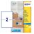 Avery Inkjet Address Label 200x143.5mm 2 Per A4 Sheet White (Pack 50 Labels)