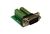 Cable Gender Changer 9P D-Sub , 10P Green, Silver ,