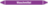 Rohrmarkierer ohne Gefahrenpiktogramm - Waschmittel, Violett, 5.2 x 50 cm