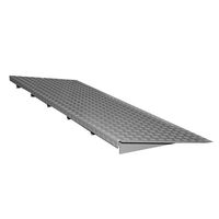 Ramp for low profile steel sump tray