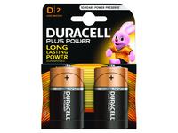 Duracell Plus D Size 2 Pack