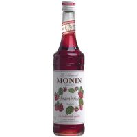 Monin Raspberry Syrup with Natural Fruit - No Artificial Additives - 700ml