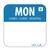 Vogue Dissolvable Monday Food Safety Day Labels - 20mm Pack of 1000